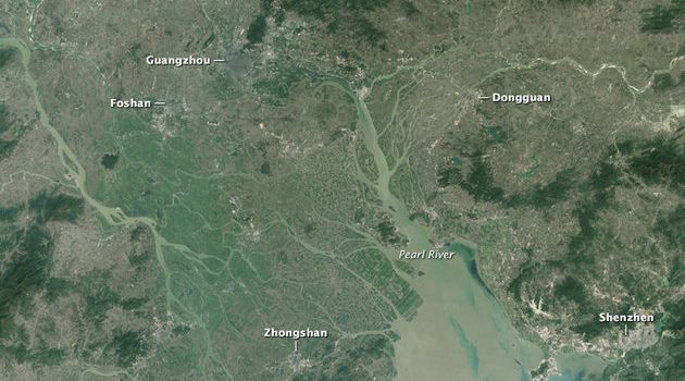 A snapshot of China’s Staggering Growth in Satellite Images